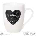 Blanco y negro Nueva taza de hueso de China